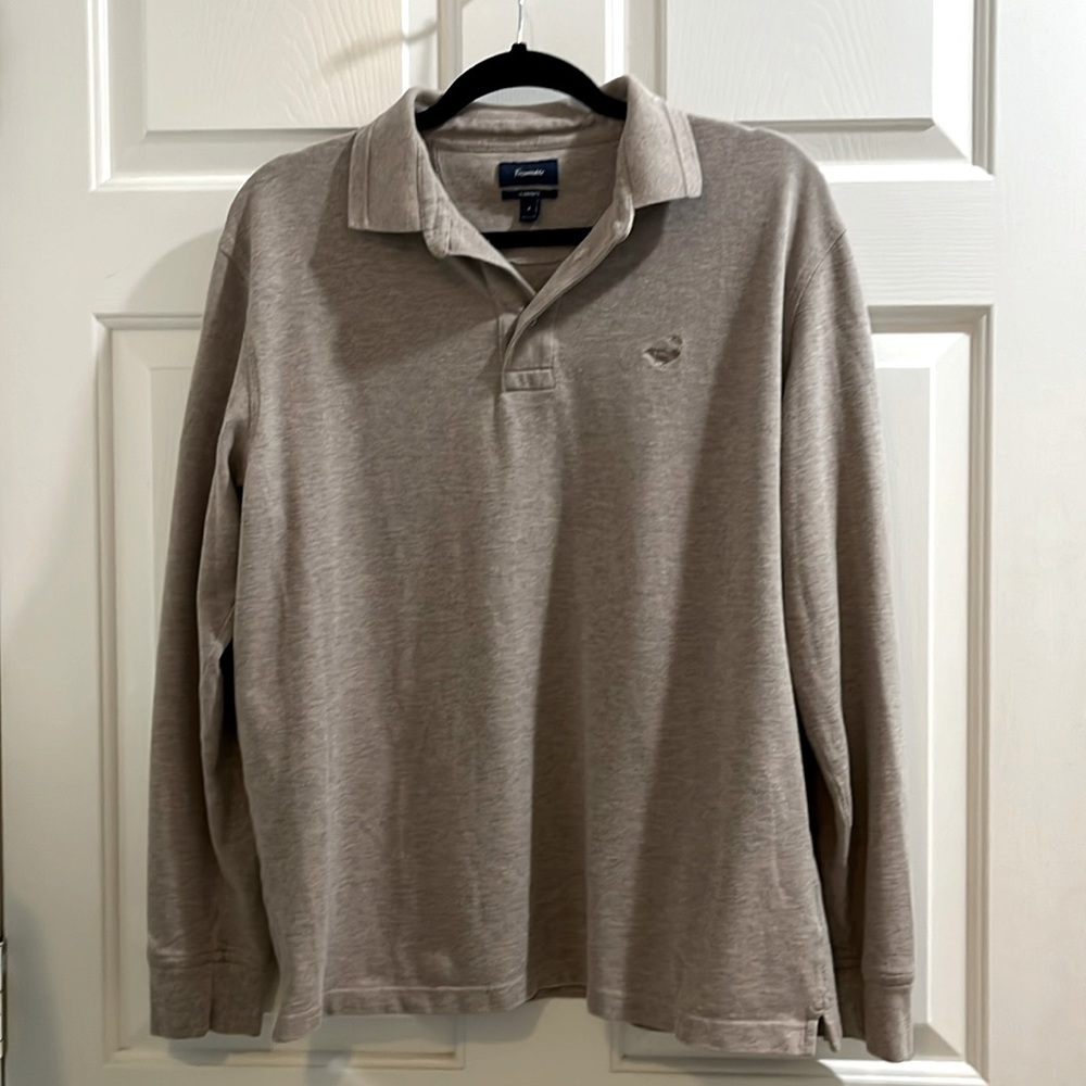 Faconnable size large long sleeve men’s polos